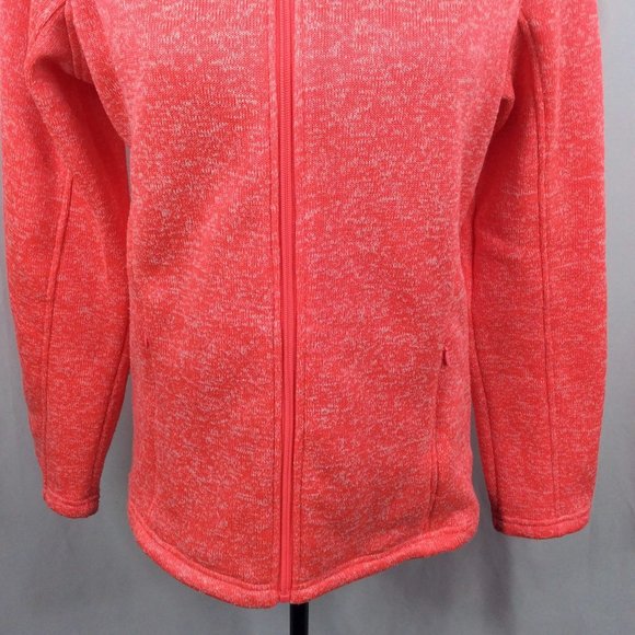 Trail Crest Fleece Jacket Womens Size Medium Hunting Blaze Pink Full Zip - Picture 9 of 10
